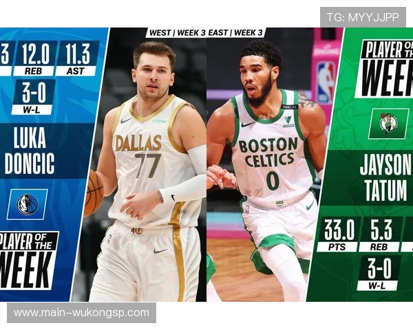 塔图姆单打对阵东契奇得分结构更均衡